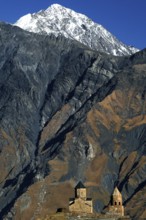 Georgia, Svaneti, Kazbegi, Tsmanda Sameba Monastery, Svaneti, Georgia