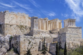 Greece, Ancient landmark citadel Acropolis in Athens, a UNESCO site