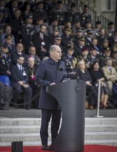 Olaf Scholz (SPD), Federal Chancellor, during the appreciation of the Mali missions, closing