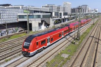 Deutsche Bahn DB Regio Siemens Desiro HC regional train in Munich, Germany