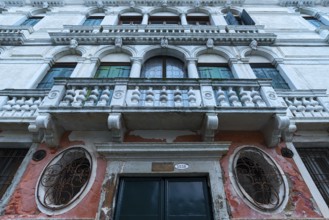 Historic palace on the canal, Venice, Veneto, Italy