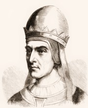 Gregory VII, c. 1015 – 1085, born Hildebrand of Sovana, was Pope from 22 April 1073 to his death in