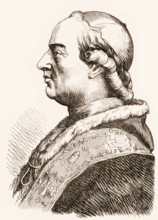 Pope Pius VI, 25 December 1717 – 29 August 1799, reigned as Pope from 15 February 1775 to his death