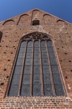 Church window of the former monastery church, 13th century, Rehna, Mecklneburg-Vorpommern, Germany