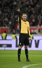 Referee Referee Benjamin Brand Gesture Gesture MHPArena, MHP Arena Stuttgart, Baden-Württemberg,