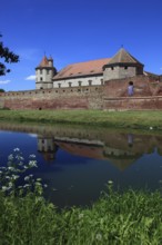 Fogarash Fortress, Cetatea Fagarasului, a historical monument, construction began in 1310, in the