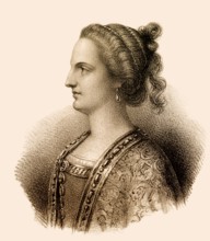 Gisèle or Giselle, 715-755, wife to Childeric III, Childerich III., c. 717- c. 754, Merovingian