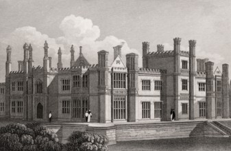 Dalmeny House, close to Dalmeny on the Firth of Forth, 19th century, from Modern Athens by Th. H.