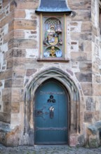 Relief image of St Elizabeth, Elizabeth of Hungary, 1207 - 1231, Renaissance Tower of the historic