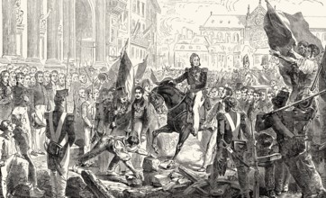 Louis Philippe I, French Revolution of 1830, July Revolution, Paris