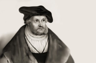 Frederick III or Frederick the Wise, 1463 - 1525, Prince-elector of Saxony, digitally edited,
