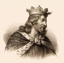 Charibert I, or Cherebert, c. 517-567, king of the Franks, the Merovingian King of Paris, Charibert