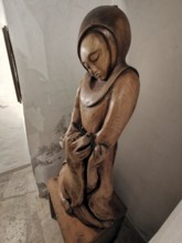 Sculpture, St. Boniface, a former free-world ladies' convent with a collegiate church in