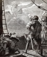 Adamastor, eine mythologische Figur des portugiesischen Dichters Luís de Camäes in seinem epischen