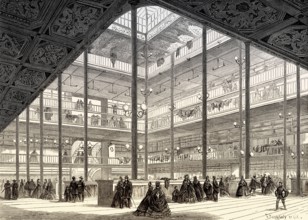 Maison de la belle jardinière, shopping mall in Marseille, 19th century