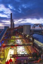 The ice rink at the Zollverein coking plant, UNESCO World Heritage Zollverein Coal Mine Industrial