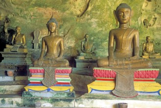 Buddha statues, Wat Suwannakhuha monastery, Phangnga Bay, Ko Phuket, Thailand, December 2002,