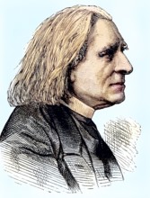 Franz Liszt, 1811, 1886, composer, pianist, conductor, theatre director, music teacher and writer,