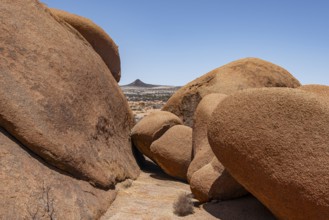 Rock formation, Pontok Mountains, Great Spitzkoppe, Spitzkoppe, Great Spitzkoppe Nature Reserve,