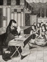 Queen Anne of Brittany, Court of the Ladies, 1509