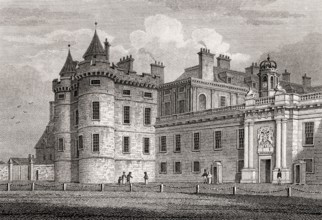 Holyrood Palace, Edinburgh, Scotland, 19th century, Views in Edinburgh by J. & H. S. Storer