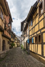 Medieval village and colourful half-timbered houses, Eguisheim, Plus beaux villages de France,