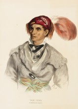 Tah-Chee (Dutch), A Cherokee Chief (1837), Native American, Historical Native American tribes from