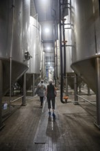 Covington, Louisiana - The Abita Brewing Company's craft beer brewery. Visitors get a tour of the