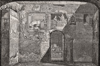 Legend of Saint Libertine, eight century, Basilica of Saint Clement, Rome, Italy