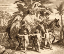 Abrahamic Covenant, Old Testament, by Julius Schnorr von Carolsfeld, 1860