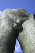 Sculptures by Igor Mitoray in Ravello in front of the Oscar Niemeyer Auditorium, Campania, Italy