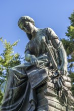 Grave of honour of the composer Wolfgang Amadeus Mozart at the Vienna Central Cemetery, Vienna,