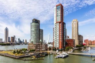 Hotel New York, historic art nouveau building on the Kop van Zuid, former headquarters of the