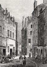 Queen Street, Edinburgh, Scotland, 19th century