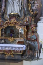 Palmesel in the Basilica of St Alexander and St Theodor, Sebastian-Kneipp-Straße 1, Ottobeuren,