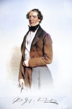 Paul Graf Coudenhove (1808-1864), Austrian civil servant, Historical, digitally restored