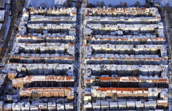 Europe, Germany, Schleswig-Holstein, Lübeck, aerial view, city view, residential area, house,