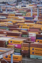 Altenwerder container terminal in Hamburg, 26/07/2024. /