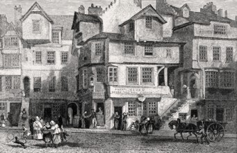 John Knox House, a historic house in Edinburgh, Scotland, 18th century