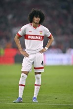 Anrie Chase VfB Stuttgart (45) disappointed, Allianz Arena, Munich, Bavaria, Germany