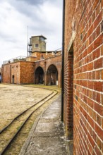 Hurst Point Lighthouse and Hurst Castle, Hurst Spit, Milford on Sea, Lymington, Hampshire, UK