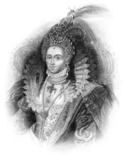 Elisabeth I., 1533 - 1603, Königin von England 1558 - 1603, Tudor-Dynastie