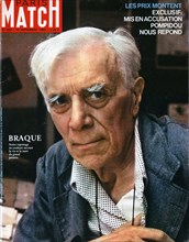 Couverture de Paris Match n° 753 du 14 septembre 1963, reportage sur la vie et la mort de Braque
