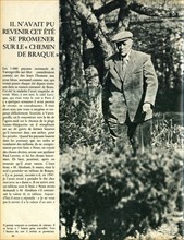 Paris Match n° 753 du 14 septembre 1963, reportage sur la vie et la mort de Braque