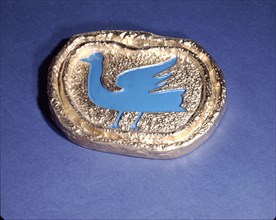 Braque, Procris, Fonte, oiseau bleu sur fond or