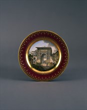 Lebel, Plate from the Cambacérès crockery set