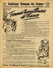 C.G.T. (French Confederation of Labour), Women's national conference