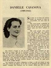 Register of the French Women Union dedicated to heroic women who died for France