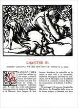 Rabelais : chapitre 3 de "La vie très horrificque du Grand Gargantua"