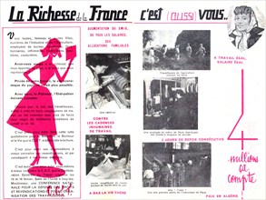 Leaflet of the C.G.T. (French Confederation of Labour) aimed at  women